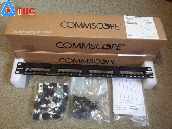 Patch panel 24 Port cat6 Commscope nhân rời